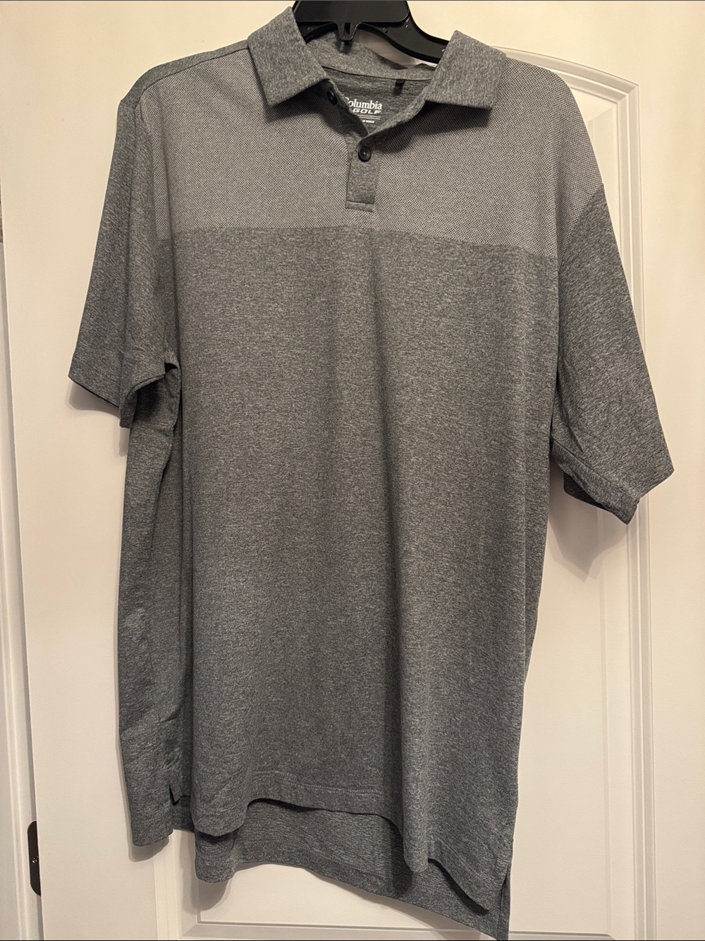 Columbia Golf Men's Short Sleeve Polo Shirt - Heather Gray